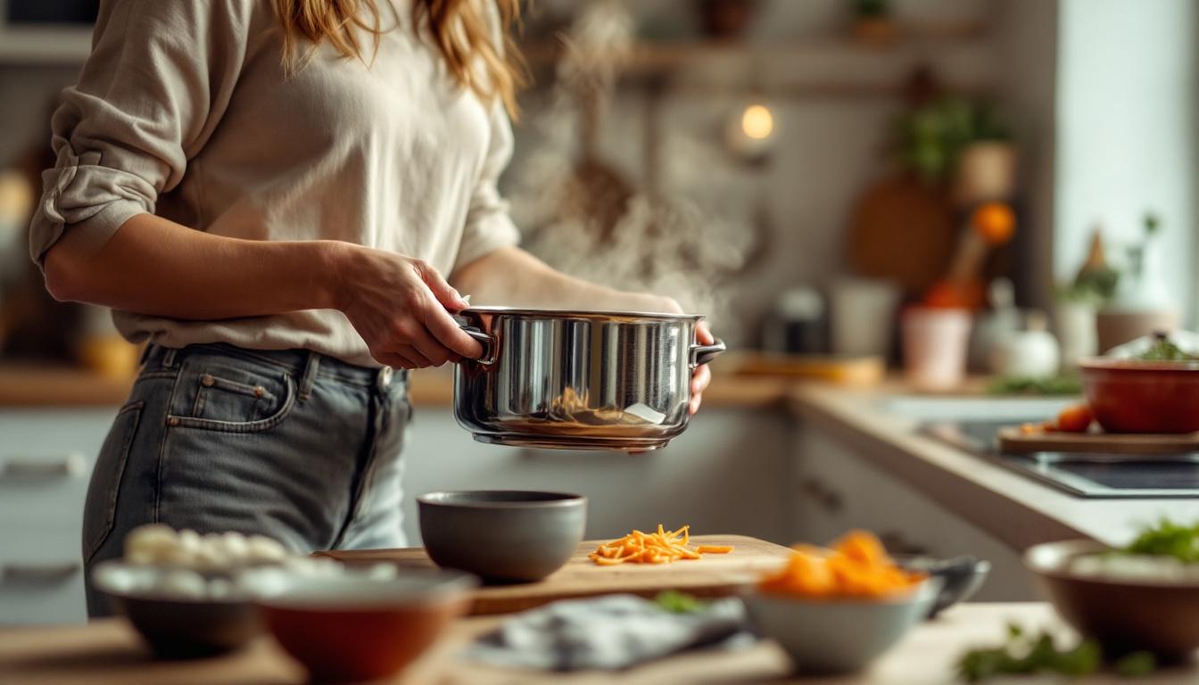 ontdek waarom voedingsdeskundigen adviseren om warme gerechten eerst te laten afkoelen voordat je ze in de koelkast zet, en hoe dit voedselveiligheid beïnvloedt.