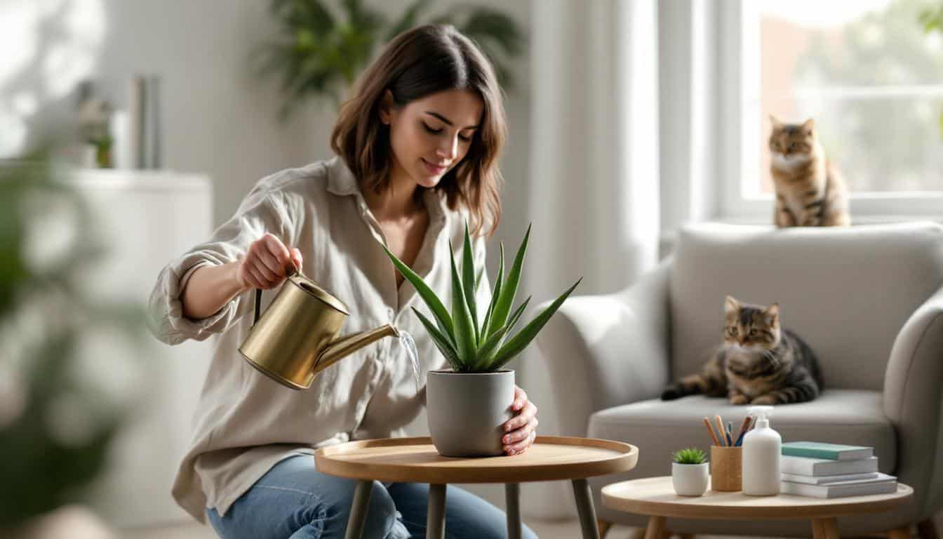 ontdek de veelvoorkomende gietfout die je aloë vera langzaam kan laten afsterven volgens een expert. leer hoe je je plant gezond houdt in huis.