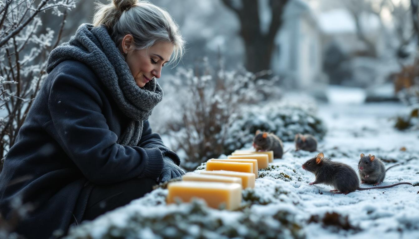 ratten rond het huis? ontdek dit badkamerproduct dat u in januari in de tuin legt en een effectieve barrière vormt tegen ongedierte, een weinig bekende methode.