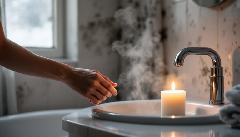 voorkom schimmel in de badkamer eenvoudig met deze verrassende kaars-truc. ontdek hoe je snel en effectief een schone badkamer behoudt.