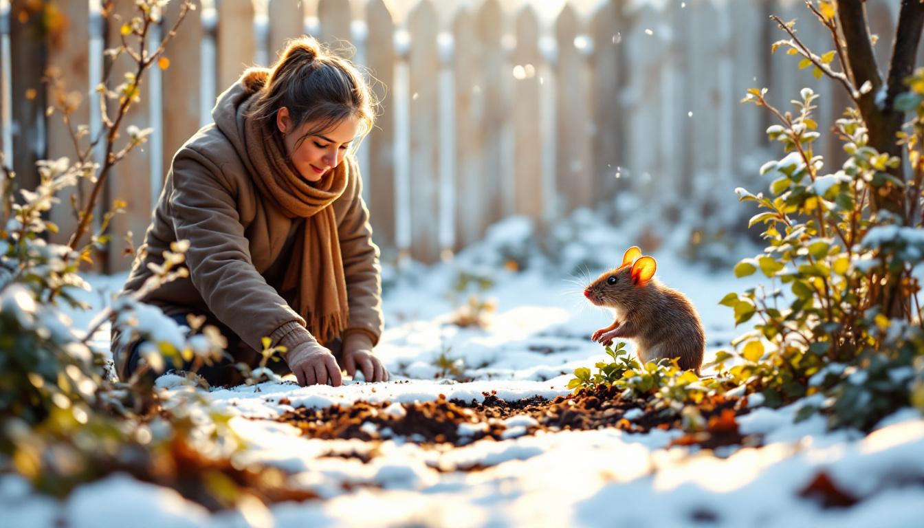 houd ratten en slakken in je tuin in januari op afstand met een eenvoudig keukeningrediënt, helemaal zonder gif.