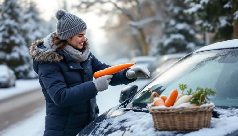 ontdek de goedkope groente die uw autoruit snel en gemakkelijk ontdooit, zonder zout of krabbers te gebruiken. een slimme en natuurlijke oplossing voor bevroren ruiten.